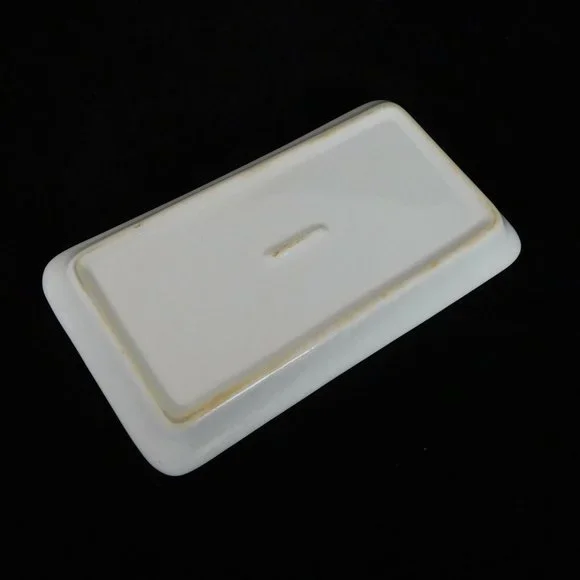 Christmas Butter Dish Covered W/Underplate Ceramic Walmart Brand Toys Image Box - Picture 9 of 10